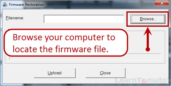 Launch the ASUS firmware restoration utlility.
