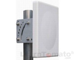 A Flat panel WiFi antenna is also directional but generally not as focused as parabolic antennas.