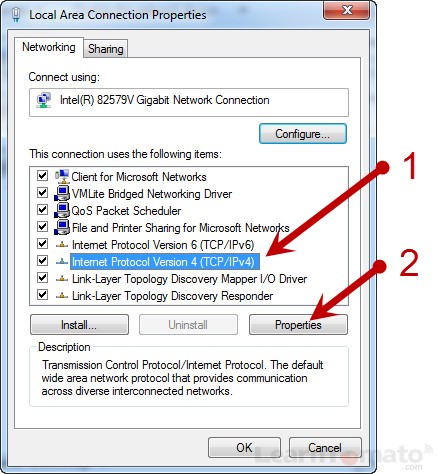 Change LAN IP address on Network Interface Controller