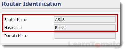 How to setup a router ID and hostname.
