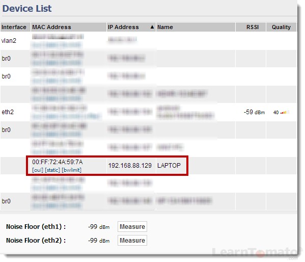 Check the status of clients connected to your VPN by loggin into your router and navigate to device list.