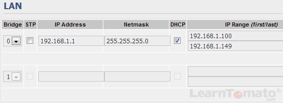 Configure the IP address of the host router.