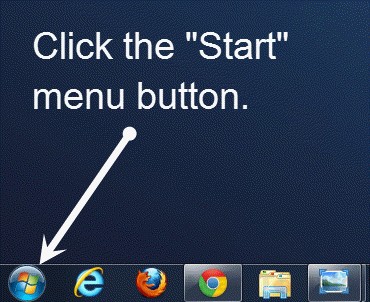 Windows 7 Start Menu Icon Button